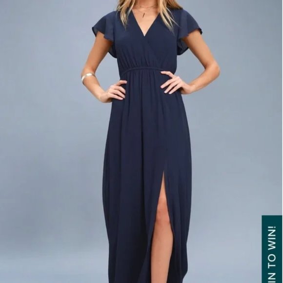 Lulus Lost In The Moment Maxi Dress - Picture 1 of 2
